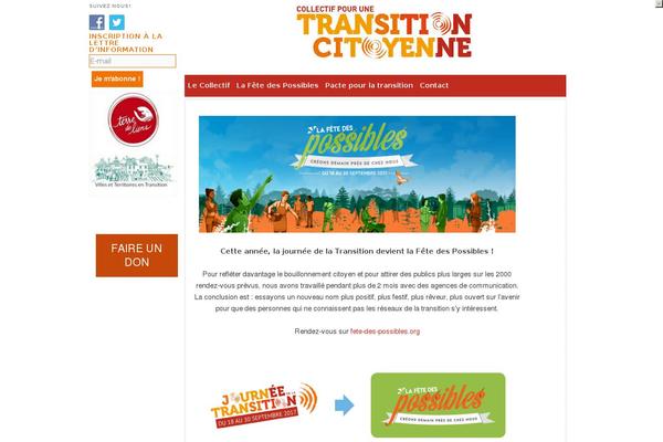 transitioncitoyenne.org site used Festival-transition-2013