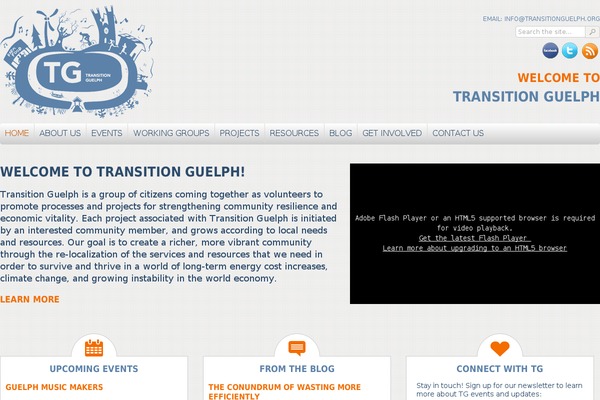 transitionguelph.org site used Transitionguelph