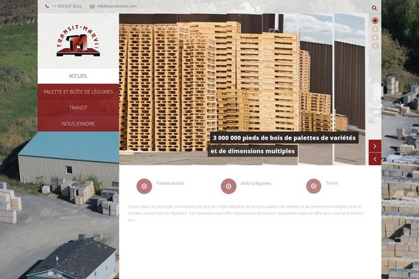 Vertikal theme site design template sample