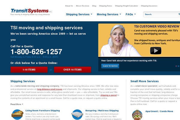 tsi theme websites examples