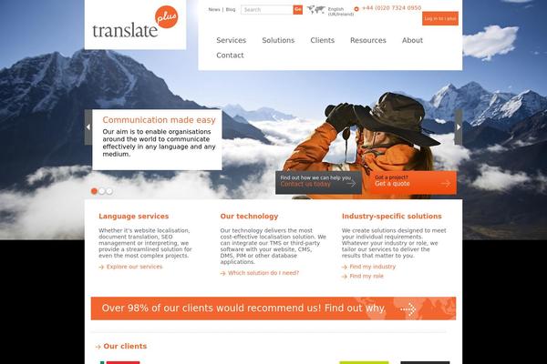 translateplus.com site used Translate-plus