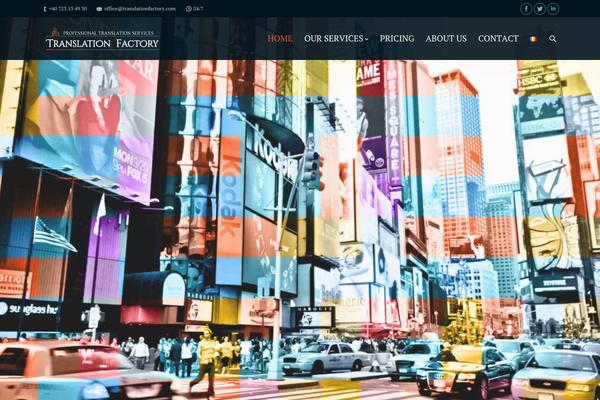 The7 theme site design template sample