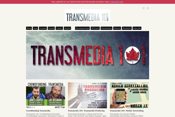 transmedia-101.com site used Verticaltheme
