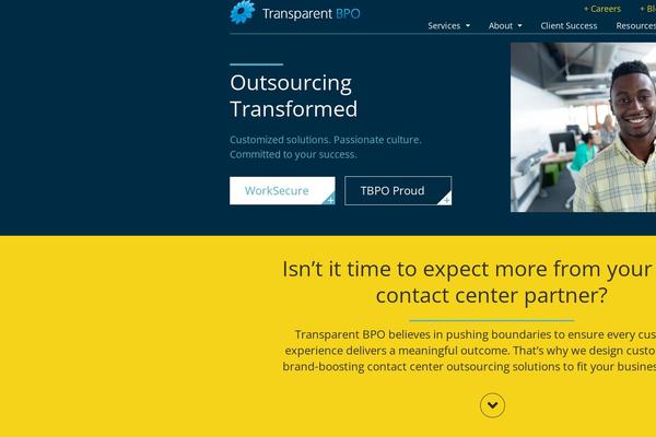 transparentbpo.com site used Fas-base