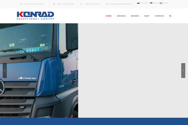 Constructo theme site design template sample