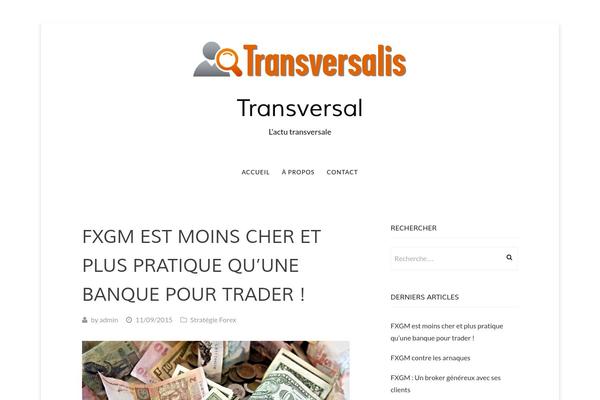 transversalis.fr site used Aileron