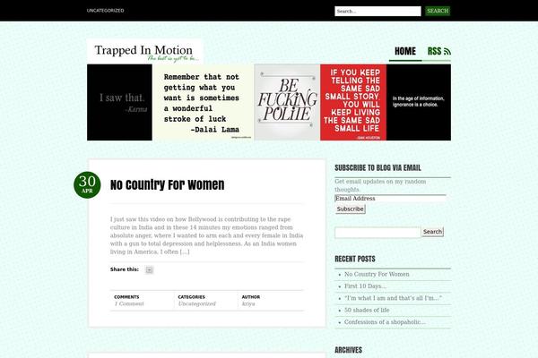 Bueno theme site design template sample