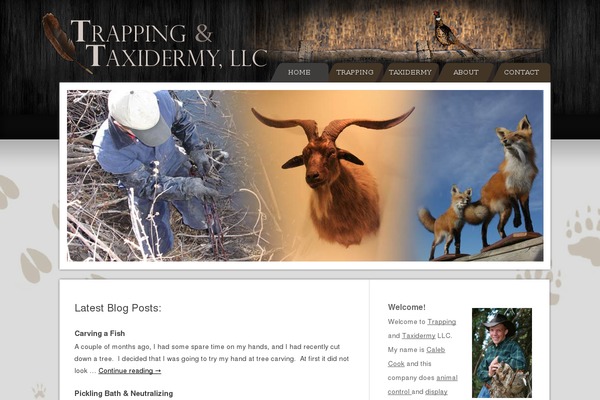 trappingandtaxidermy.com site used Caleb