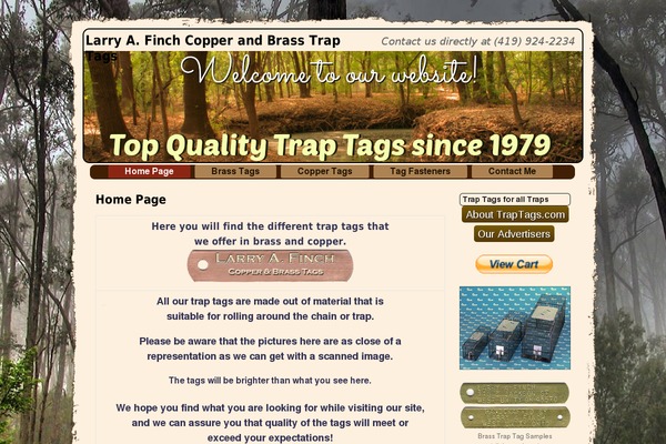 traptags.com site used Trap-tags-forest