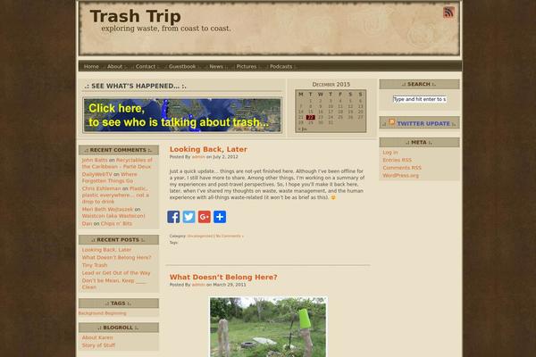 Wasteland theme site design template sample