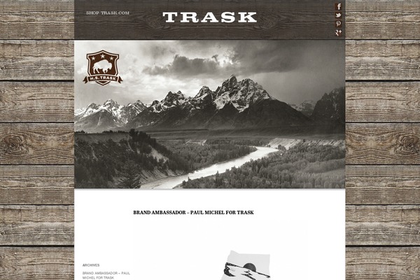 traskblog.com site used Trask