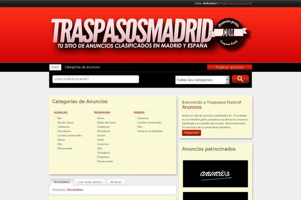 traspasosmadrid.com site used Classipress-3.3.2