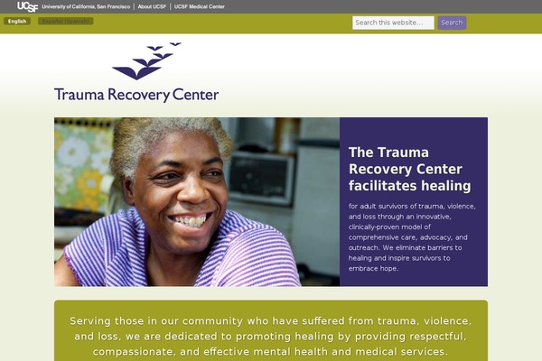 traumarecoverycenter.org site used Ccprototype