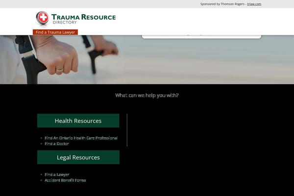 traumaresourcedirectory.com site used Lush_trd