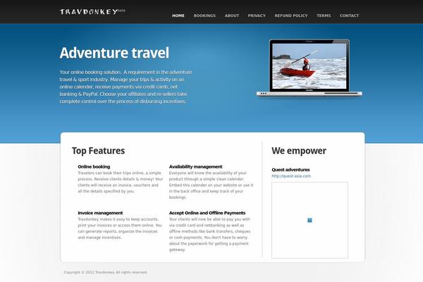 WordPress website example screenshot