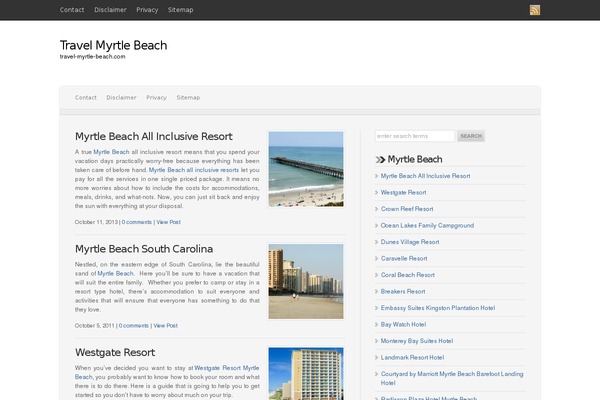 WordPress website example screenshot