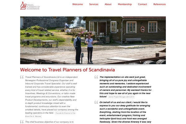 travel-planners.no site used Carta