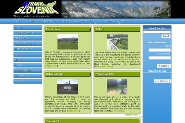 travel-slovenia.si site used Fearless
