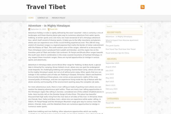 travel-tibet.info site used Wiston