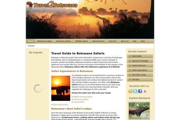 travel2botswana.com site used T2b_6