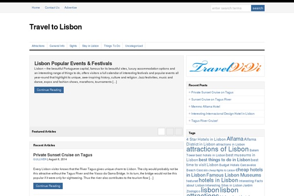 Mimbo theme site design template sample
