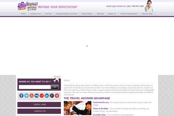 WordPress website example screenshot