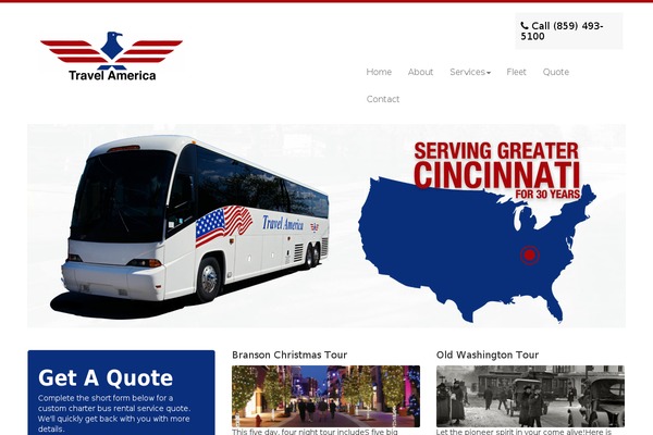 travelamtours.com site used Travelamerica