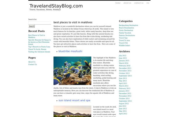 WordPress website example screenshot