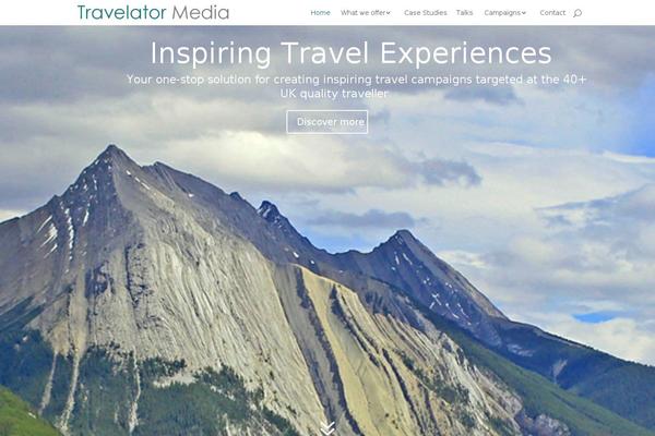 Divi theme site design template sample