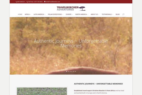 WordPress website example screenshot
