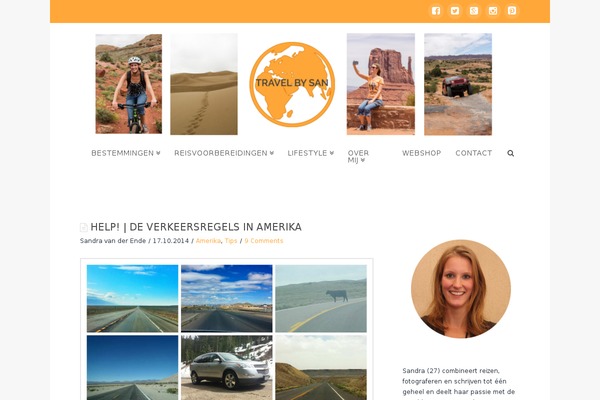 travelbysan.nl site used Infra-premium-theme