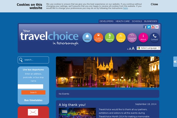 travelchoice.org.uk site used Travelchoice