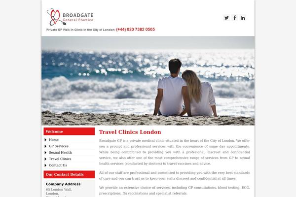 travelclinicslondon.com site used Premium1