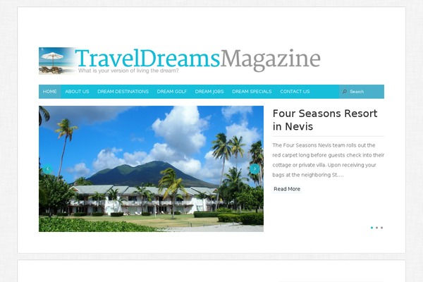 Travel theme site design template sample