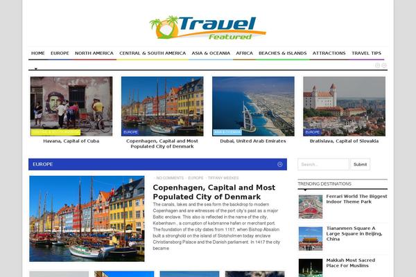 Travel Insight theme site design template sample