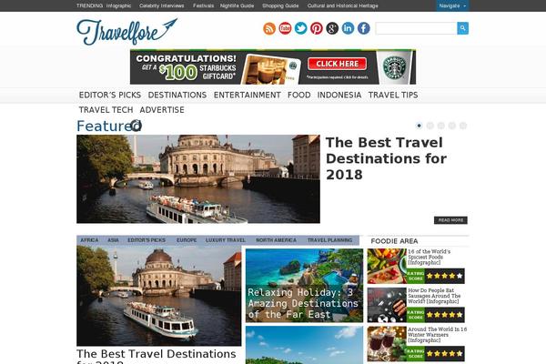 travelfore.com site used Topgadget Single