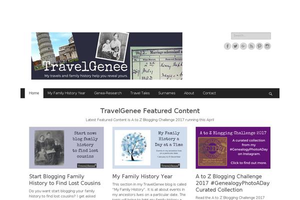 travelgenee.com site used Catch-responsive-child-theme