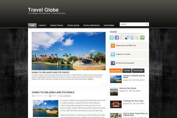 travelglobe.org site used Selective