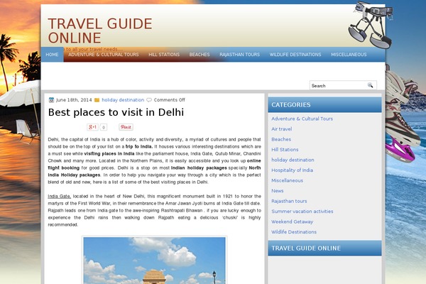 travelguideonline.in site used TravelTime