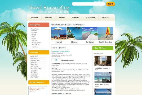travelhouseblog.com site used Theme998