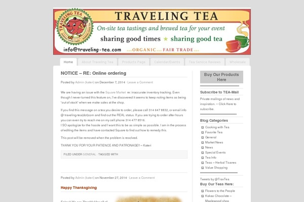 WordPress website example screenshot