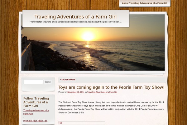travelingadventuresofafarmgirl.com site used Patricia Blog