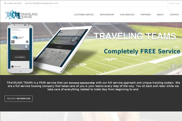 travelingteams.com site used Spectra-elvyre