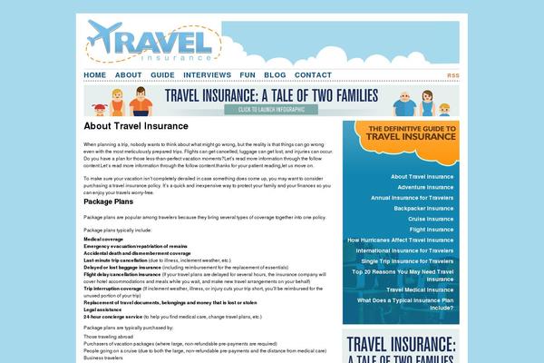 travelinsurance.org site used Travelnew