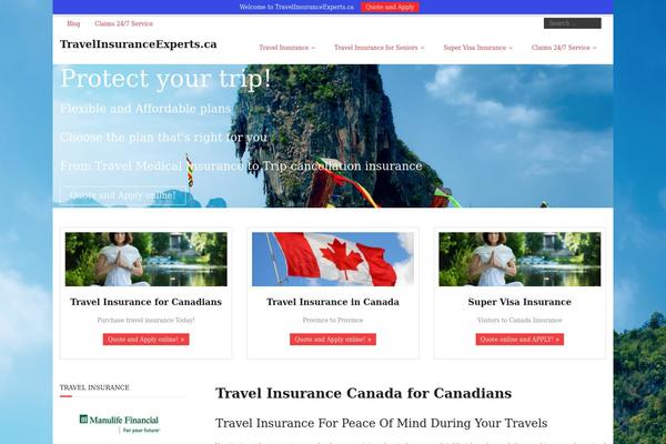 travelinsuranceexperts.ca site used Minamaze (Pro)