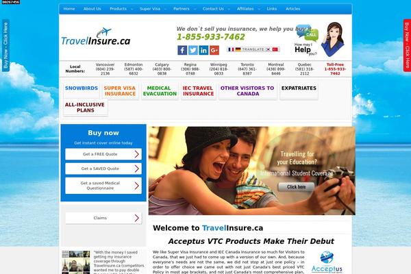 travelinsure.ca site used Hccmis-2