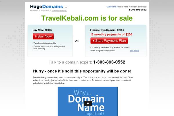 travelkebali.com site used Wen-travel-corporate