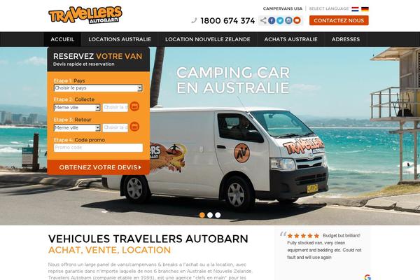 travellers-autobarn.fr site used Travellers-autobarn