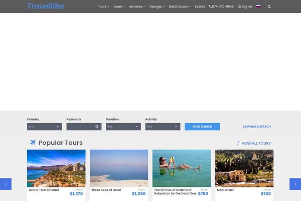 Site using Booking.com Official Search Box plugin