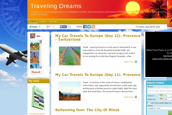 WordPress website example screenshot